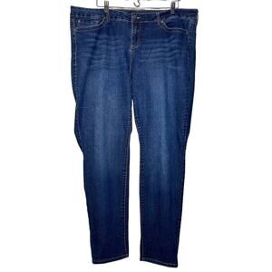 Torrid Jeans Blue Denim Straight Leg Womens Size‎ 22R